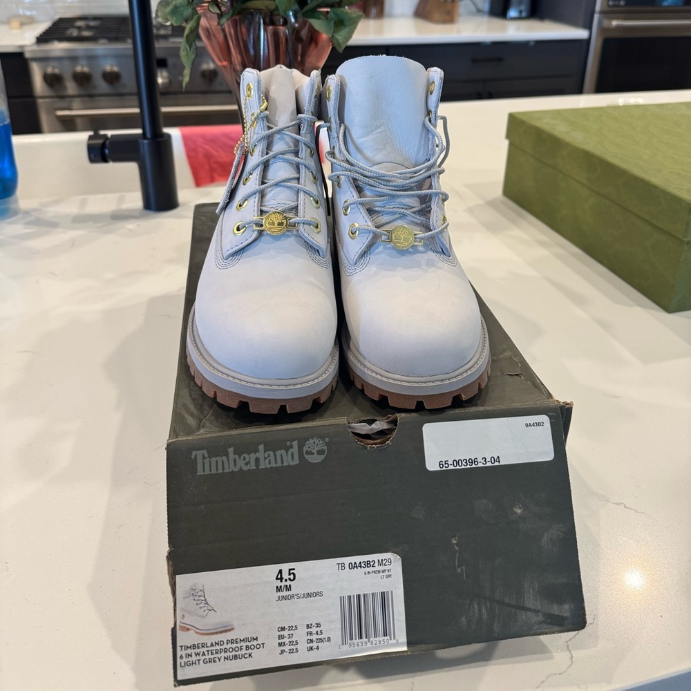 Timberland Light Gray Premium Boots